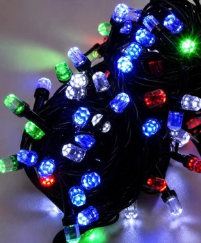 Гирлянда РУБИН 400 LED, мульти, черный провод, 27 м, 8 режимов, 1284-01