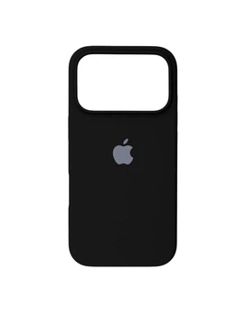 Чохол для iPhone 18 Pro силіконовий Soft-touch Silicone Case Full Size (AA) Black