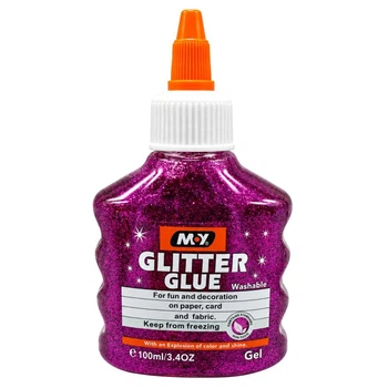 Клей декоративний "Металлік Glitter" DSCN4619(Pink) 100 мл