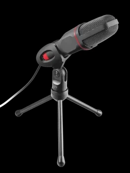 Микрофон GXT 212 Mico, Black, 3.5 мм/USB, подставка с регулировкой наклона Trust 000357652