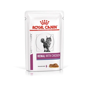 Лікувальний корм Royal Canin Renal Feline Chicken Pouches 85 г (403000100) x12 шт.