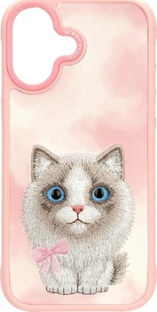 Чохол для смартфона Apple iPhone 17 Nimmy Big Eyed Pet 2.0 Cat Pink (N-XDY-IP17-07D)