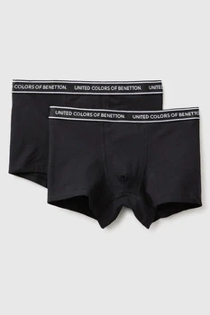 Трусы боксеры, 2 штуки United Colors of Benetton 116-122(см) Черный (158152)