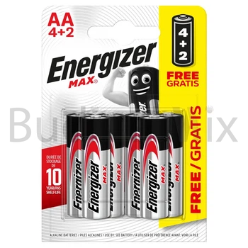Батарейки ENERGIZER AA Max лужні 4+2 шт