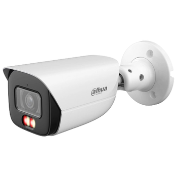 IP-камера видеонаблюдения Dahua DH-IPC-HFW3449E-S-IL 4 Мп 2.8 мм с микрофоном, IP67, MicroSD до 512 ГБ White