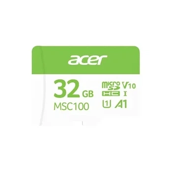 Карта пам'яті microSDHC, 32Gb, MSC100, Class10 UHS-I U1 V10 A1, без адаптера Acer (2000003578375)
