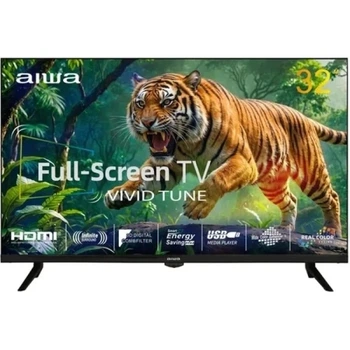 Телевизор 32" JH32DT180, Black, LED, 1366x768, 60Hz, 1200:1, DVB-T2, DVB-C, 3хHDMI, 2хUSB Aiwa (2000003583690)