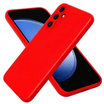 Чохол Fiji Full Soft Premium для Samsung Galaxy A35 5G (A356) протиударний бампер із мікрофіброю Red