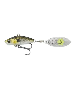 Тейл-спінер Savage Gear 3D Sticklebait Tailspin 65mm 9.0g Green Silver Ayu