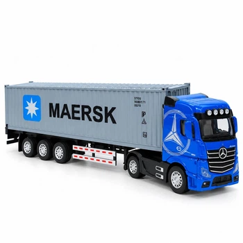 Металева інерційна фура Mercedes-Benz Автопром, 32 см, світло та звук, AP7540A