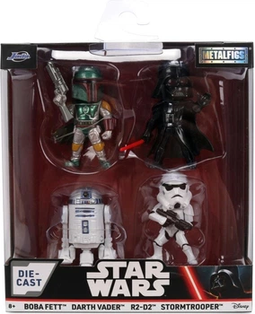Набір фігурок Jada Star Wars Met 6.5 см 4 шт (4006333105609)