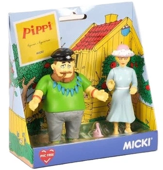 Набір фігурок Micki Ephraim i Panna Prysselius Pippi 2 шт (7315624437983)