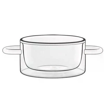 Кокотница LUIGI BORMIOLI Thermic Glass Прозрачная из термостойкого стекла с двойным дном 270 мл (163-135-A11638G3902AA01)