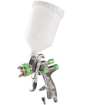 Краскопульт пневматический MASTERTOOL LVLP, ВПЛБ 600 мл, Ø1,3 мм, 125-170 л/мин, 1,5-2,5 бар (80-8801) 4655842