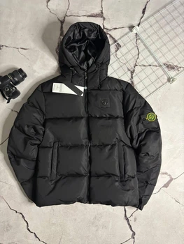 Чоловіча зимова куртка з капюшоном XL Чорний (GHC-5889FSS)
