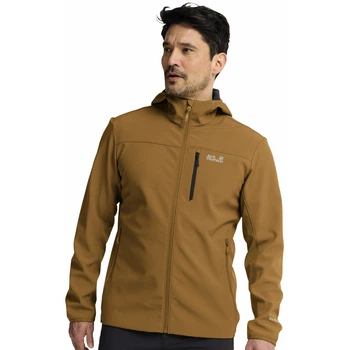 Шел WILD WINDS HOODED JKT M Jack Wolfskin A66308_G0095 56-58 Коричневий (4064886755108)