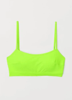 Купальний ліф H&M НМ 5705 EUR 34 зелений неон