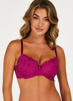 Бюстгальтер Hunkemoller Q 1073 70D фуксія темна