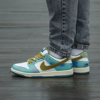 Кросівки Nike SB Dunk Low Reptaile White Blue Olive 44
