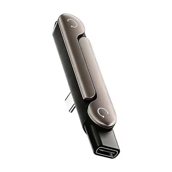 Адаптер-подставка DNL Type-C на Type-C 240 Вт USB 2.0 складной Черный