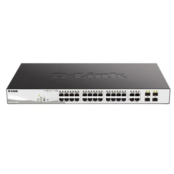Коммутатор D-Link 24 x PoE+ 10/100/1000Mbps, 4 x Combo 1000BaseT/SFP (DGS-1210-28MP/E)