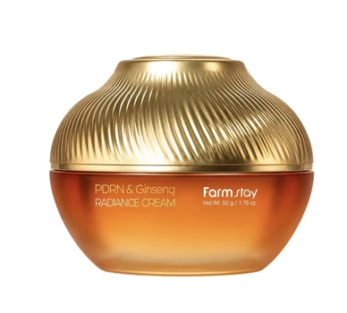 Крем з PDRN та женьшенем для сяйва шкіри FARMSTAY PDRN & GINSENG REDIANCE CREAM