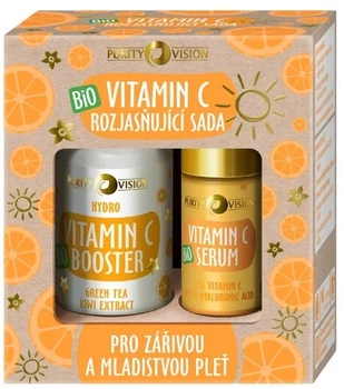 Набір для догляду за обличчям Purity Vision Bio Vitamin C Сироватка 30 мл + Бустер 100 мл (8595572909063)