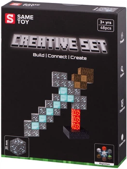Магнитный конструктор Creative Set Sword 48 элементов пластик разноцветный