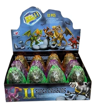 Игрушка-сюрприз в шаре «Супердракон» фиолетовый, Dino Toys