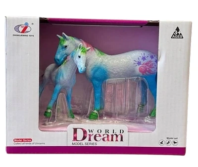 Набор фигурок коней Звездные тайны 2 шт, голубой, Dino Toys 55712