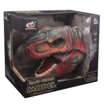 Игрушка на руку Тираннозавр красно-серый Dino Toys