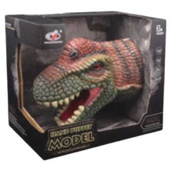Іграшка на руку Динозавр коричнево-зелений Dino Toys