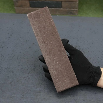 Облицовочная плитка Brick Tile Brown Dark гиперпрессованная гладкая