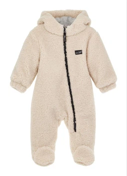 Комбінезон для малюка теплий Joiks Teddy FKT02 Хутряний Ніжний Світлий Бежевий 80 см