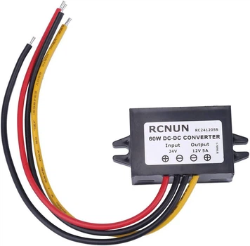 Преобразователь DC-DC RCNUN RC241205S 24В-12В 5А 60Вт понижающий модуль