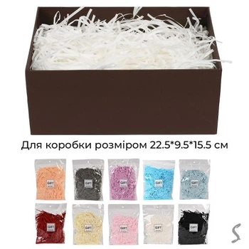 Декоративний наповнювач для подарункових коробок 50г Stenson R96468