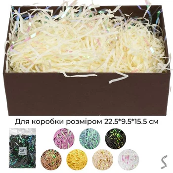 Декоративний наповнювач для подарункових коробок 30г Stenson R96464