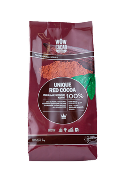 Какао порошок WOW CACAO алкализованный 22/24 Unique Red 100% 1000 г (22241002)