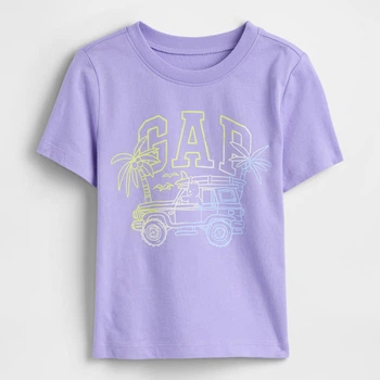 Детская футболка GAP 47496561 (3) 98 см Сиреневая (1159846507)
