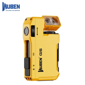 Универсальный карманный EDC фонарь Wuben G5 RGB Yellow (400 LM, 82 м)