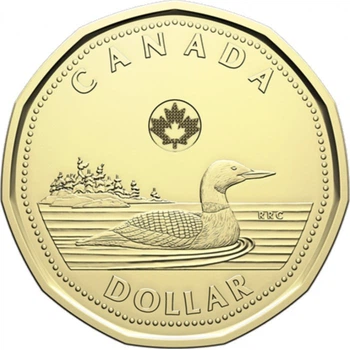 Монета 1 долар 2025 UNC Канада. Регулярний випуск. Canada