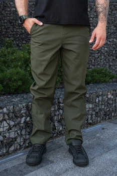 Штани утеплені Softshell Comfort Олива 54 (503071111)