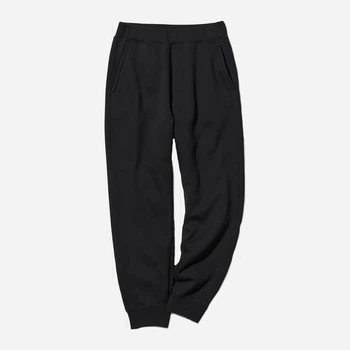 Підліткові теплі спортивні штани-джогери для хлопчика Uniqlo 586242395 140 см Чорні (1159829278)