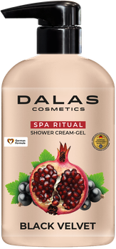 Dalas Cosmetics Крем-гель для душу BLACK VELVET, 550 мл