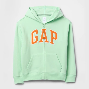 Детская теплая толстовка на флисе GAP 572316607 (S) 122 см Зеленая (1159846052)