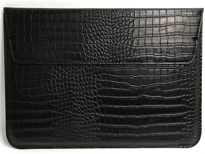 Чохол-папка Leather Crocodile Macbook 16.2/16/15 Black