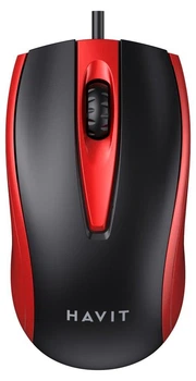 Дротова миша Havit HV-MS871 USB Red