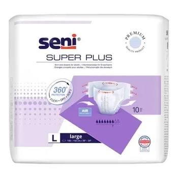 Підгузки для дорослих Seni Super Plus Large (L), 10 шт (5900516803599)