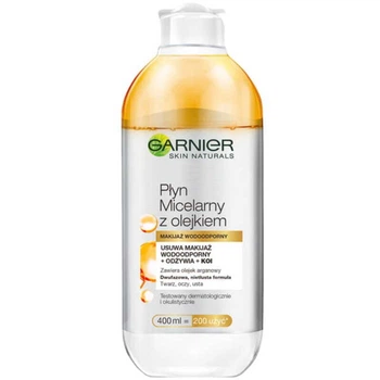 Двофазна міцелярна вода для зняття макіяжу та очищення шкіри Garnier Skin Naturals Biphase Micellar Cleansing Water in Oil, 400 мл