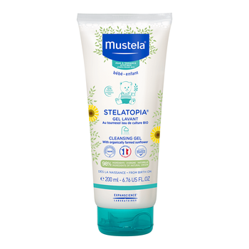 Гель для душа Mustela Stelatopia Sunflower Soothing & Calming, 200 мл